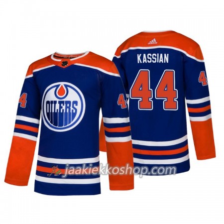 Miehille NHL Edmonton Oilers Pelipaita Zack Kassian 44 Adidas Alternate 2018-19 Authentic